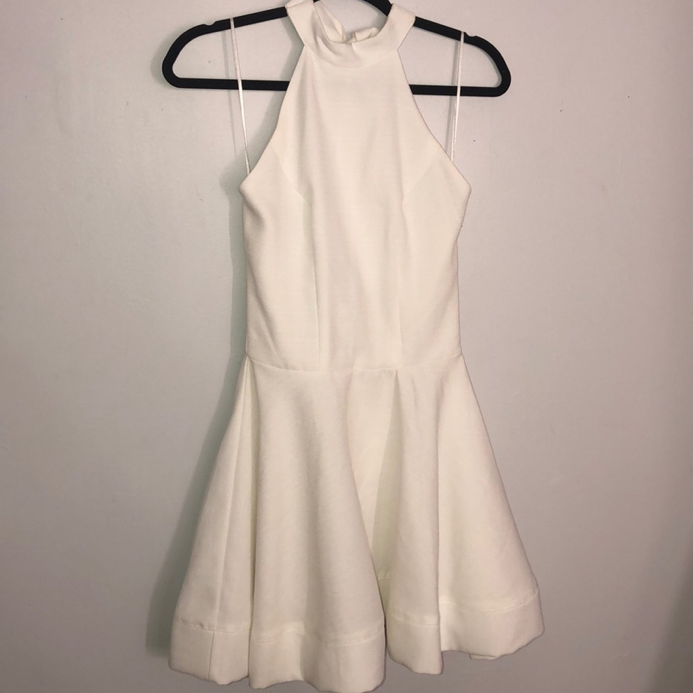 Windsor White Halter Ballon Dress🤍